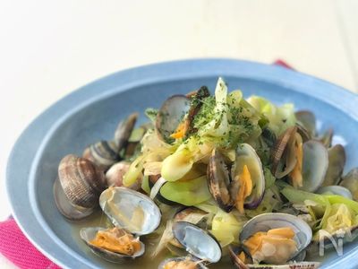 あさりの旨味たっぷり あさりと長ねぎのめんつゆバター炒め By 松山絵美 レシピサイト Nadia ナディア プロの料理家のおいしいレシピ