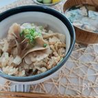 味噌で味付け！マイタケの炊き込みご飯