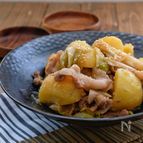 フライパンで作る＊豚バラ肉のスタミナ韓国風肉じゃが＊