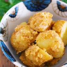 おつまみ副菜♪『新じゃがのごま味噌バターあえ』【#レンジ】