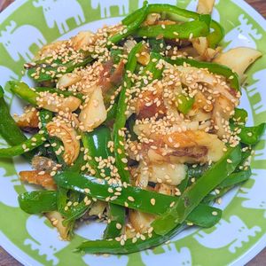 しゃきぴよラブの作ってみた!投稿(ちくわとピーマンのおかかバターきんぴら【#冷凍保存#お弁当】)