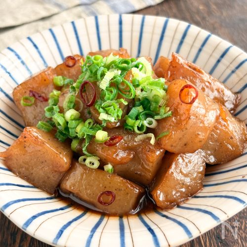 【爆速・コスパ最強！】ちぎりこんにゃくの旨辛オイスター煮