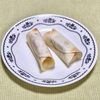 キャピタンの作ってみた!投稿(材料4つ!トースターでパリもち♡「カニカマ餅チーズ棒餃子」)