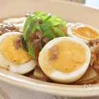 豚大根と茹で卵のオイスター炒め煮