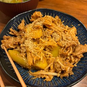 1169387の作ってみた!投稿(【豚肉とじゃがいもの甘辛えのき】漬けて焼くだけ♡作り置きも)
