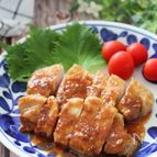 すし酢を使ってお手軽に♡豚ロースのにんにく酢醤油焼き