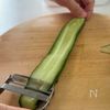 【箸が止まらん!ひらひらきゅうり】甘辛味でご飯にも合う!の工程1