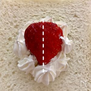 Happy Valentine♡ハートのいちごサンド♡ | レシピサイトNadia