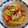みわの作ってみた!投稿(やさしく整う夏麺・ツナトマぶっかけそうめん)