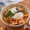 電子レンジで簡単!トマト担々うどんの工程3