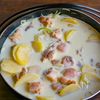 ドゥフィノア風じゃがいもと鶏肉のクリーム鍋の工程4