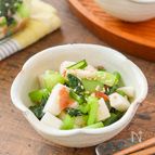 【小松菜と長芋の梅和え】丼やそうめんにも！