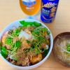 Tsuneaki Okadaの作ってみた!投稿(【薬味たっぷり鶏カツ丼】さっぱり×がっつり♪夏にもおすすめ!)