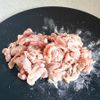 豚こまとさつまいもの甘辛コチュジャン炒めの工程3
