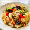 低糖化で仕上げたやみつき❇️カリカリ堅焼きうどん