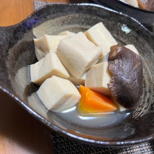 ぽちゃこの作ってみた!投稿(【こうや豆腐の含め煮】白だし使用レシピ)