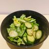 金の作ってみた!投稿(焼き肉屋さん風！サラダ菜ときゅうりのやみつきサラダ)