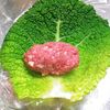 ◆ロールキャベツのオリーブ煮◆　サボイ(縮緬)キャベツの工程3