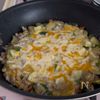片面焼きで失敗なし！ポテトのスパニッシュ風チーズオムレツの工程3