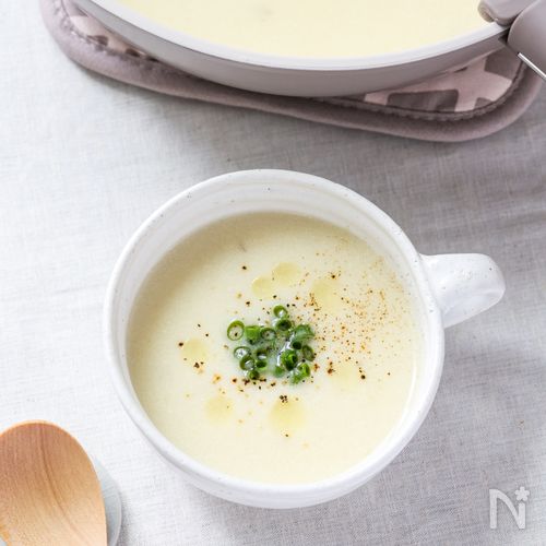 かぶの豆乳味噌ポタージュ『パンにもごはんにも合う♪』