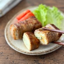 【厚揚げの肉巻き】青じそチーズ