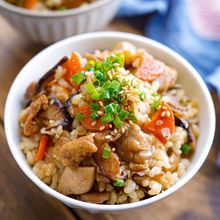 【鶏五目混ぜご飯】おかわり必須♬︎たっぷり食べたい混ぜご飯