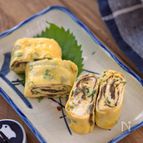 とろろ昆布とねぎのカラダにやさしい卵焼き