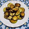 ななちゃんの作ってみた!投稿(〖茄子とズッキーニの甘辛照り焼き〗とろホク食感が美味しい〜♪)