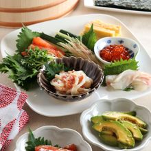 ごま油香る手巻き寿司