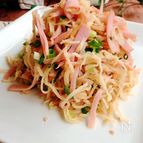 小さなおかず♪切り干し大根とハムのめんつゆ炒め