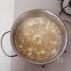 たっぷりねぎの豚豆腐スープスパゲッティの工程3