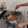 チョコカスタードアーモンドタルトの工程4