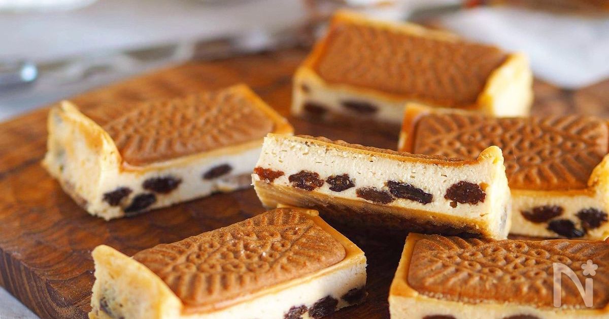 ラム香る♪オトナの『ラムレーズンチーズケーキ』