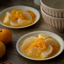 【ほっととろける】カブの塩麴みかんソース和え