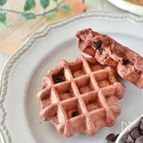 ホットケーキミックスで♪卵不使用で作る本格チョコワッフル