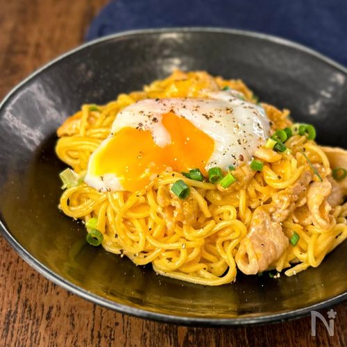 【味噌チーズ焼きそば】お手軽やみつき
