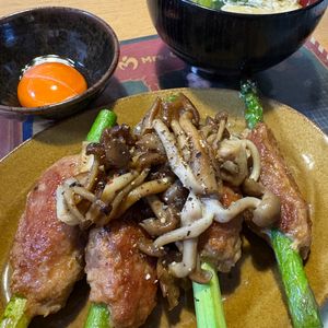 まさまさの作ってみた!投稿(【食べ応え◎アスパラの甘辛豚つくね】ご飯が進む味！)