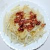 ふうかの作ってみた!投稿(一度食べればやみつき!大根とベーコンのシンプルサラダ)