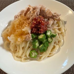 TinGenの作ってみた!投稿(【梅おろし豚しゃぶうどん】疲労回復！暑い日にぴったり♡)