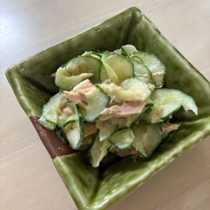 1083250の作ってみた!投稿(きゅうりとツナの無限サラダ【#作り置き#大量消費】)