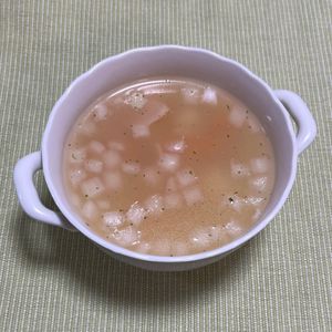 キャピタンの作ってみた!投稿(【ころころ野菜のコンソメスープ】簡単おいしい洋風スープ♬)