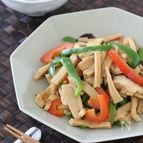 高野豆腐の青椒肉絲