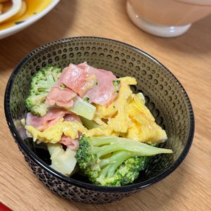 haruの作ってみた!投稿(『ブロッコリーと半熟卵のオーロラサラダ』味付け簡単！彩りも◎)