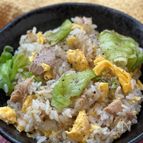 【マヨネーズでコクうま】レタスとツナの卵チャーハン