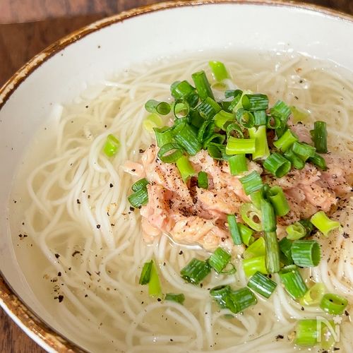 【鍋ひとつ】ツナ汁そば