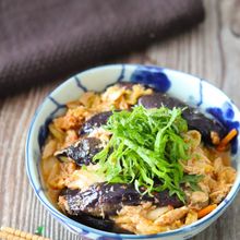 【レンチンなすのごまツナキムチ和え】箸がとまらない副菜!