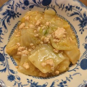 たりおの作ってみた!投稿(ごはんが止まらない白菜とひき肉の旨煮)