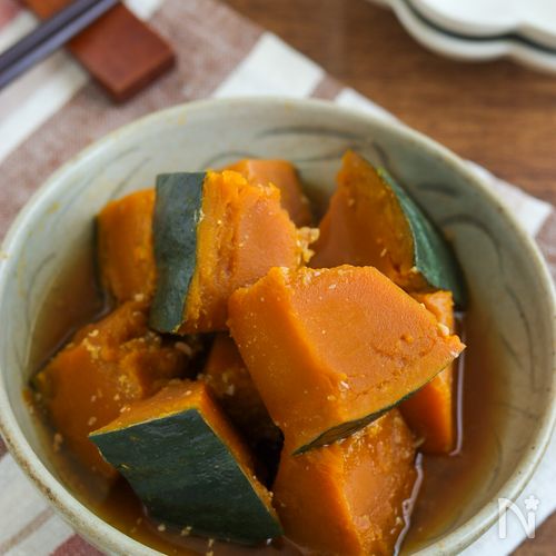 味噌がポイント！かぼちゃの煮物