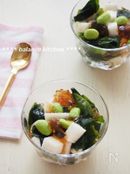 かんたん！長芋とわかめの麺つゆジュレサラダ