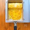 甘じょっぱさがクセになる。コーン×チーズのふわふわ卵焼きの工程3